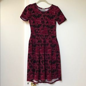 LuLaRoe dark purple dress